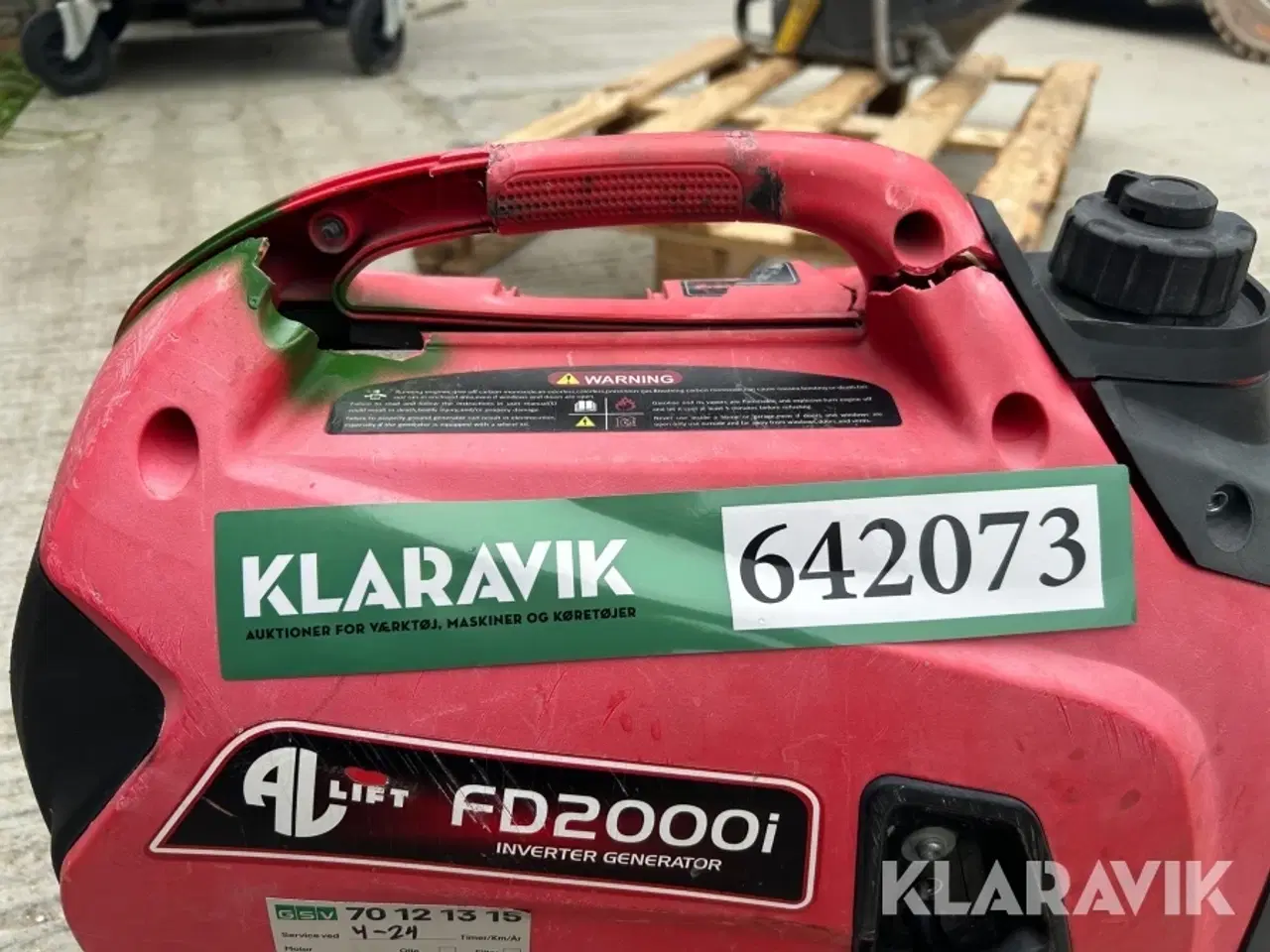 Billede 10 - Generator AL Lift FD2000i