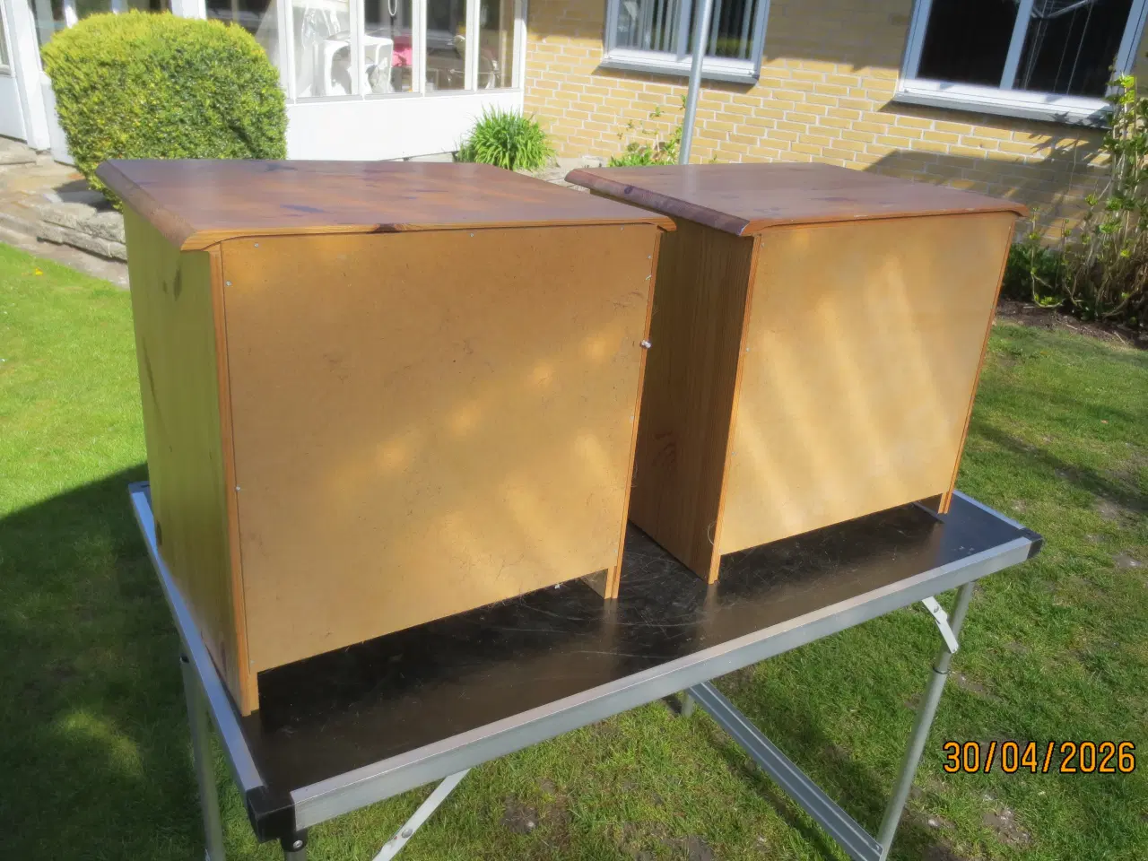 Billede 5 - 2 stk Sengeborde i Fyrretræ 