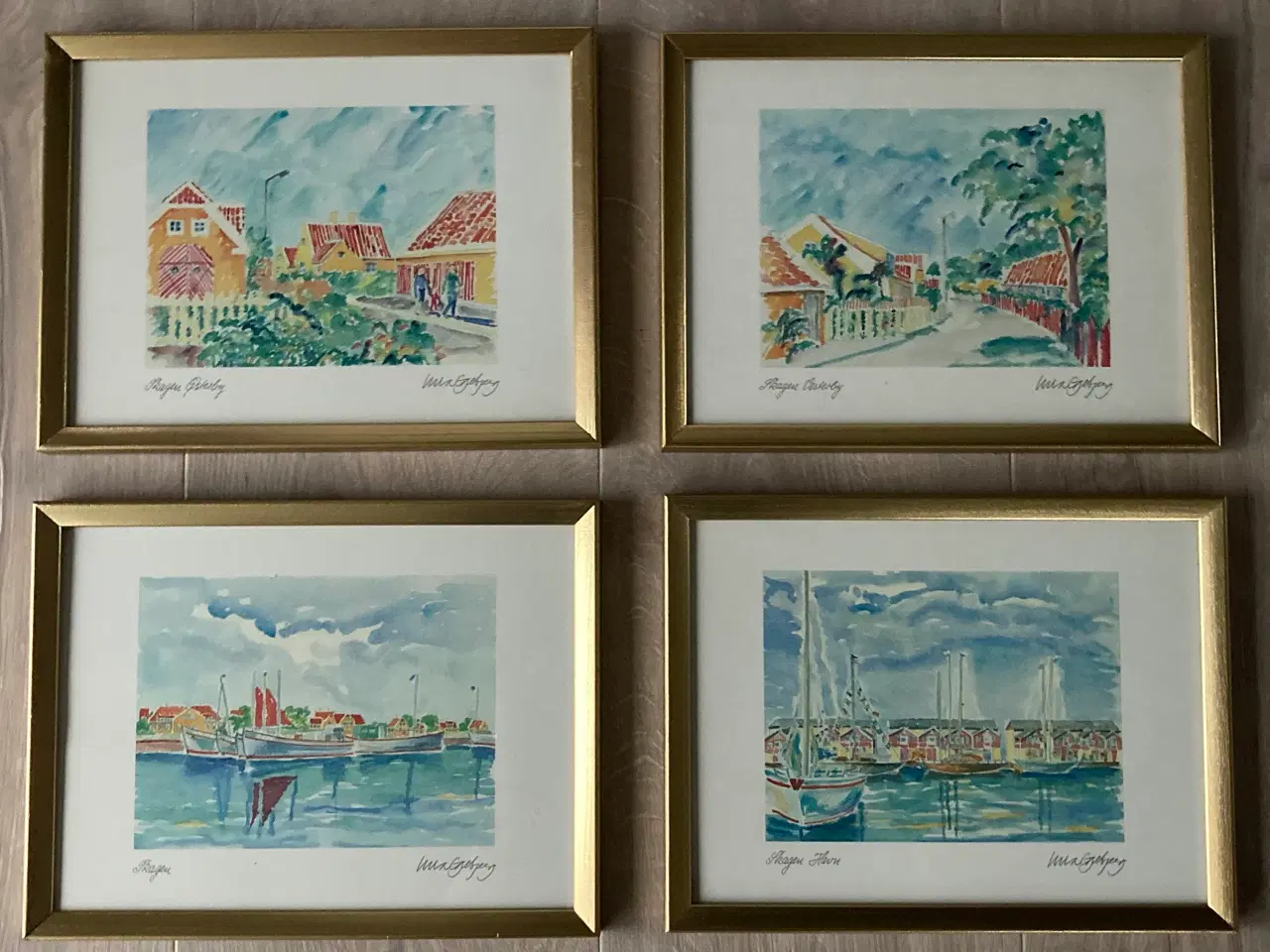 Billede 1 - 4 Skagen “akvareller”