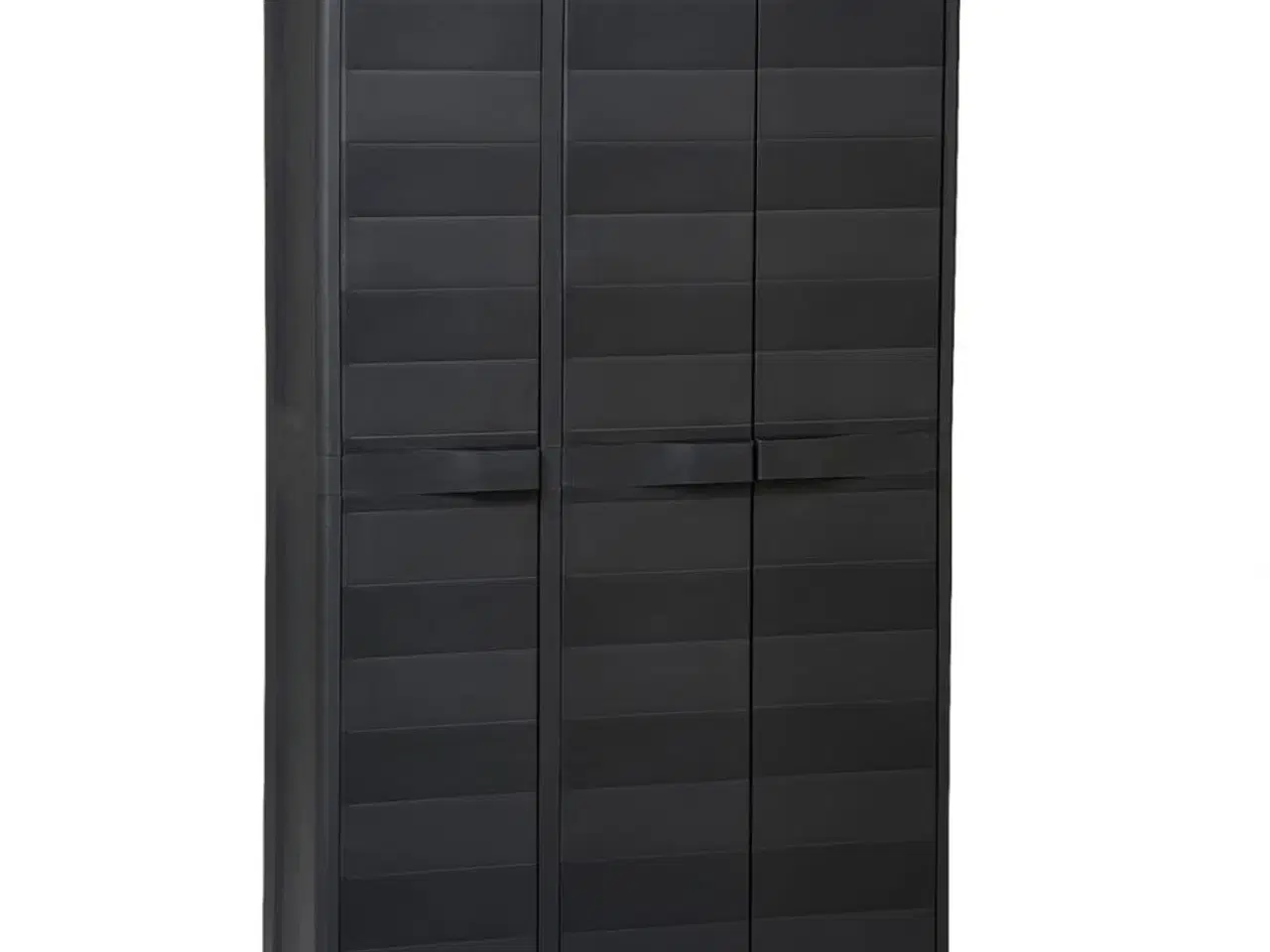 Billede 1 - Haveopbevaringsskab med 4 hylder sort