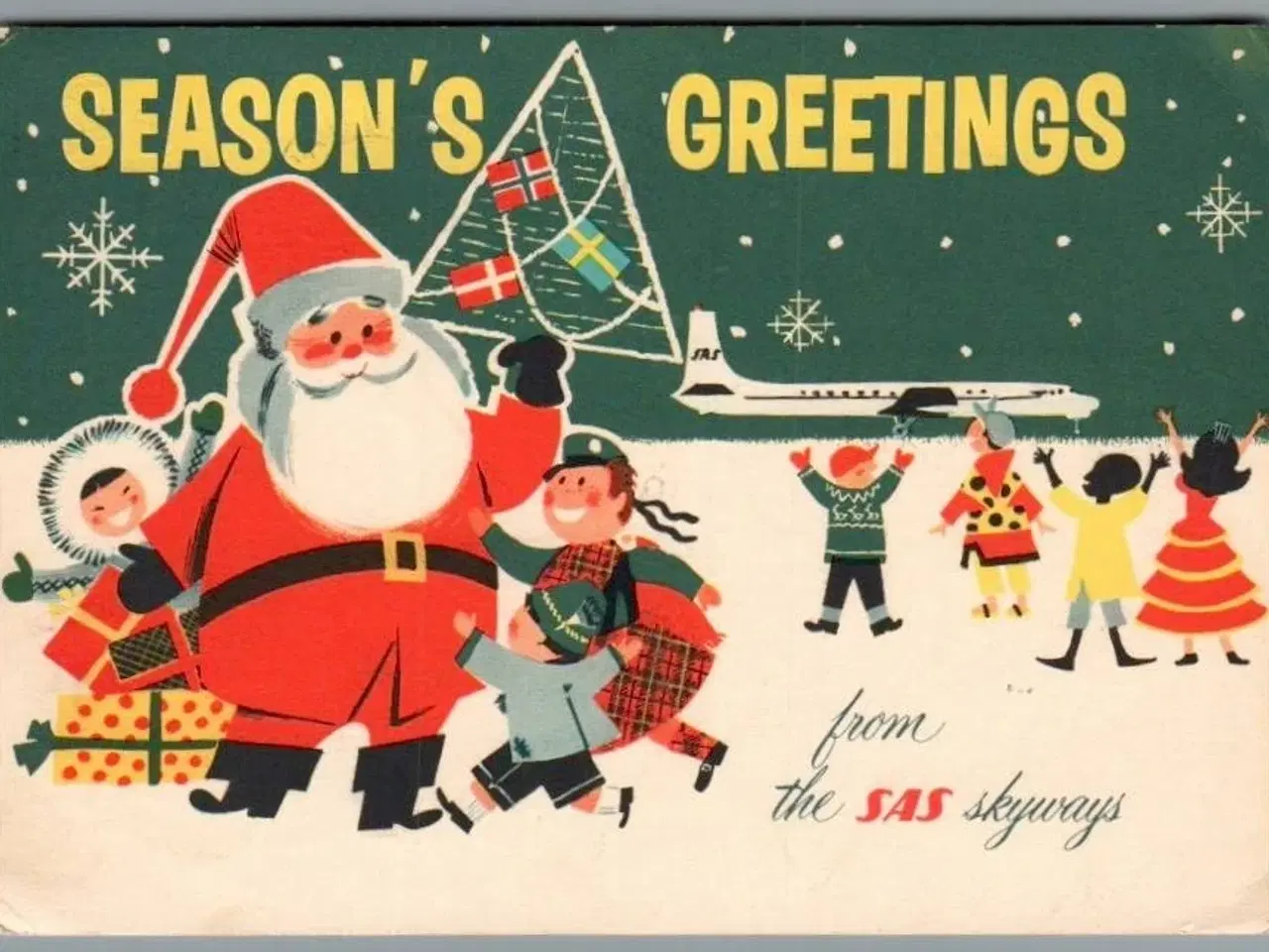 Billede 1 - SAS - Seasons Greetings - Global Airline - Brugt
