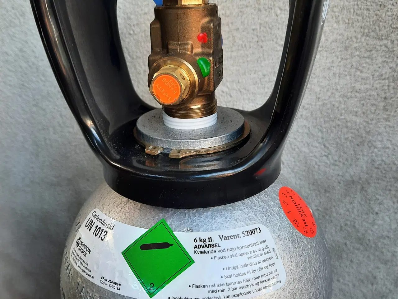 Billede 2 - Co2 6 kg Fuld Ejerflaske .Yara / Nippon Gases