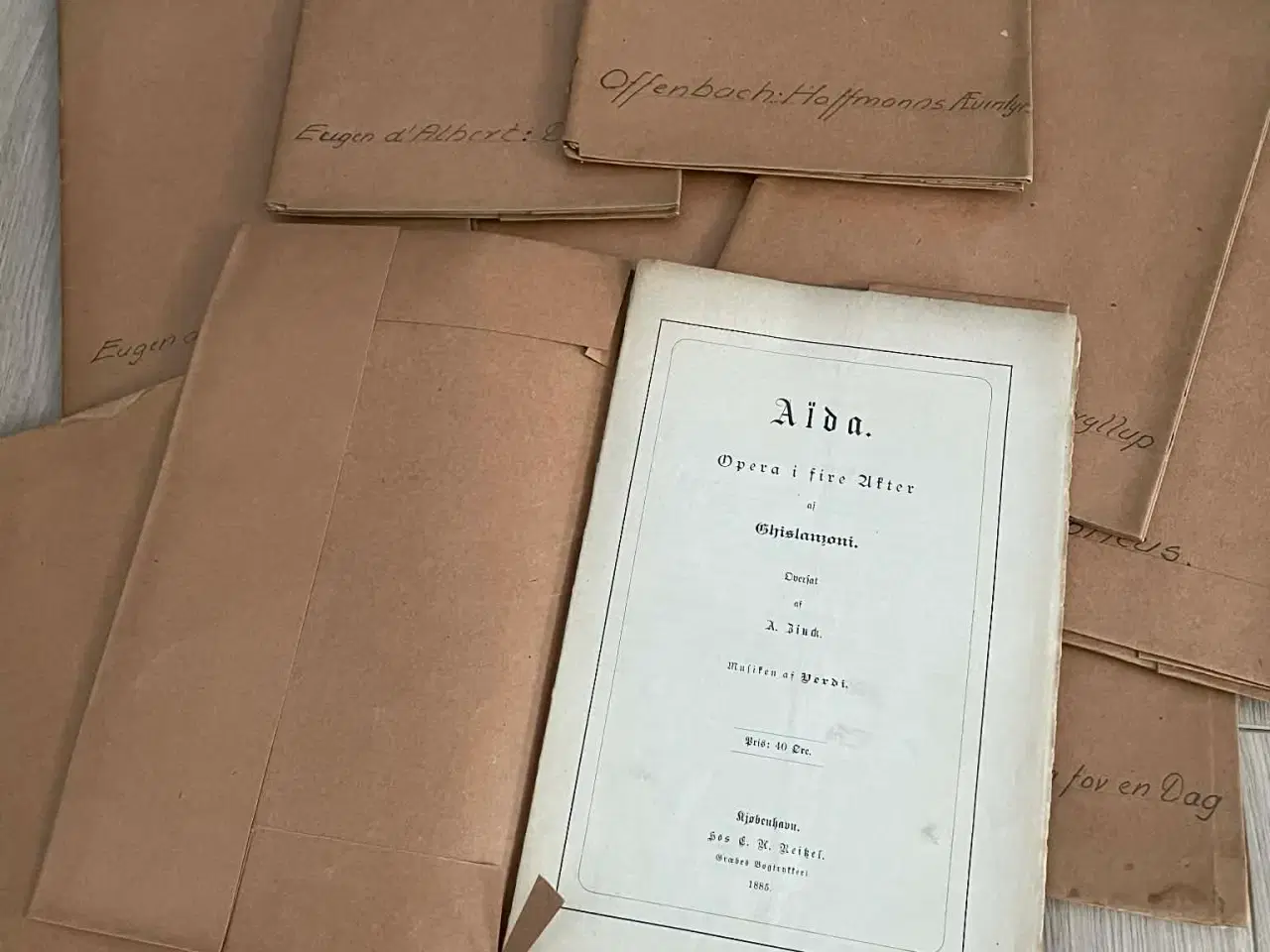 Billede 3 - Gamle programmer til Det Kgl. Teater