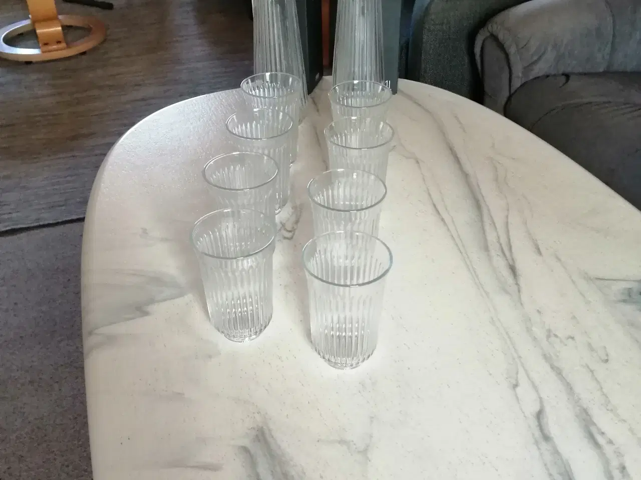 Billede 1 - Lyngby glas med kande