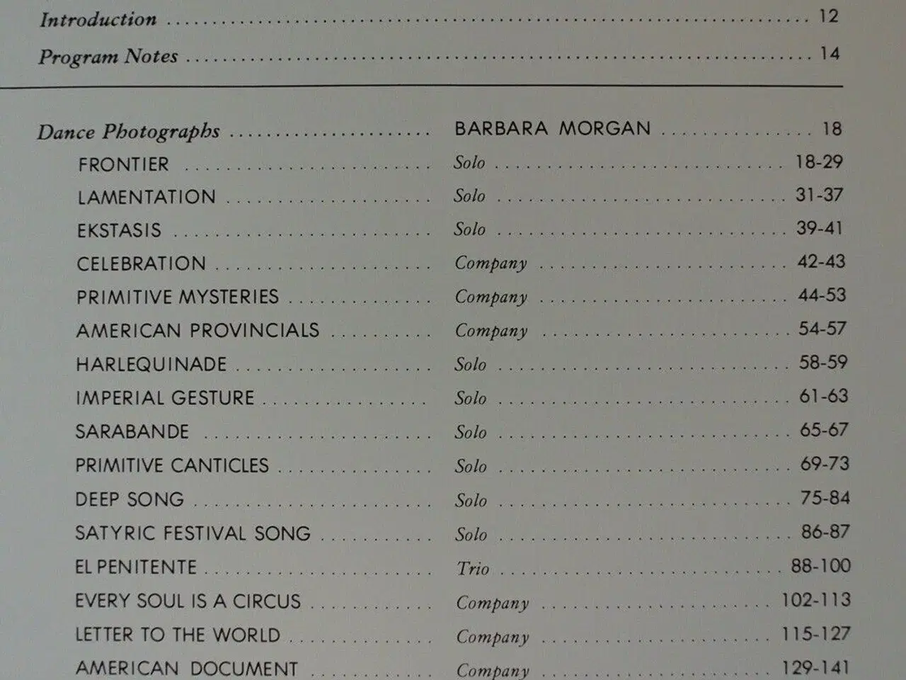 Billede 2 - martha graham sixteen dances in photographs, by ba