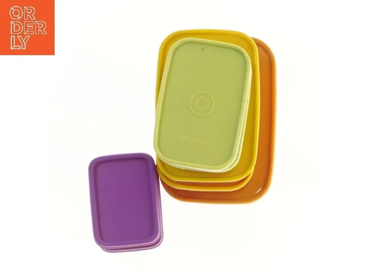 Billede 3 - Farvede plastikmadkasser fra Keeper (str. 9, 12, 15 og 17 cm)