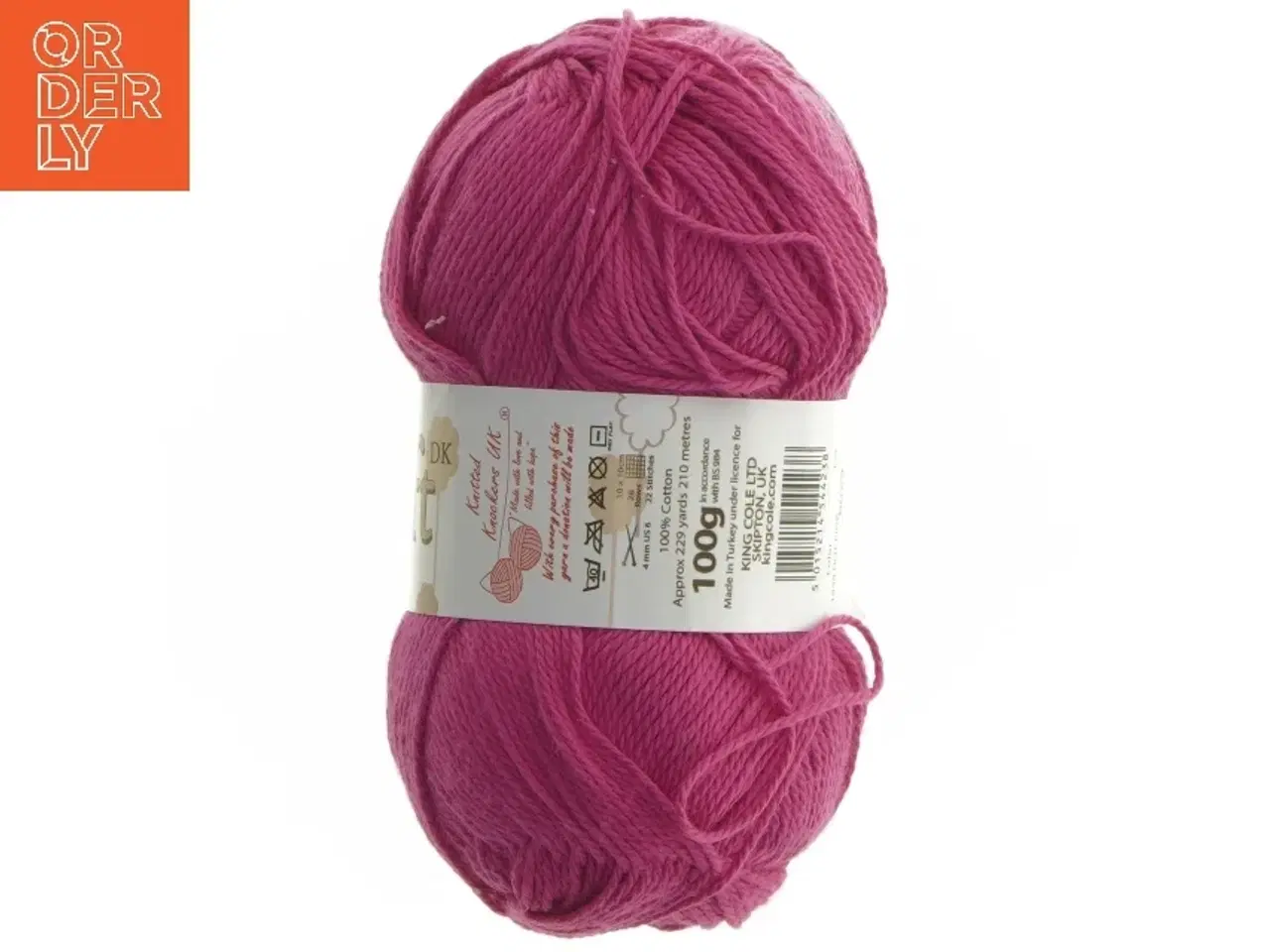 Billede 3 - Pink garnnøgle fra King Cole (str.  210 m cm)