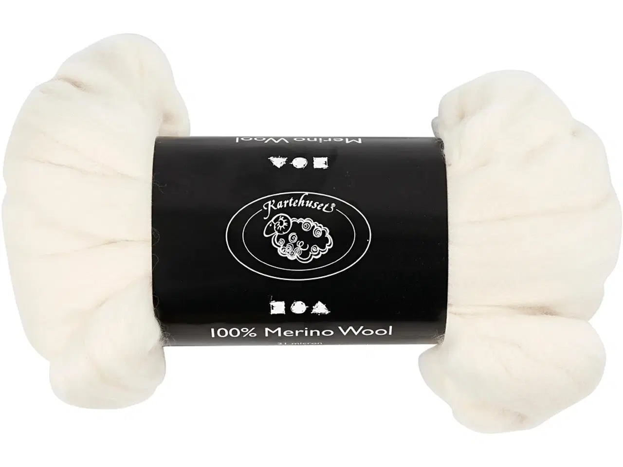 Billede 1 - Luksuriøs Merinould 21 my - Råhvid 100g