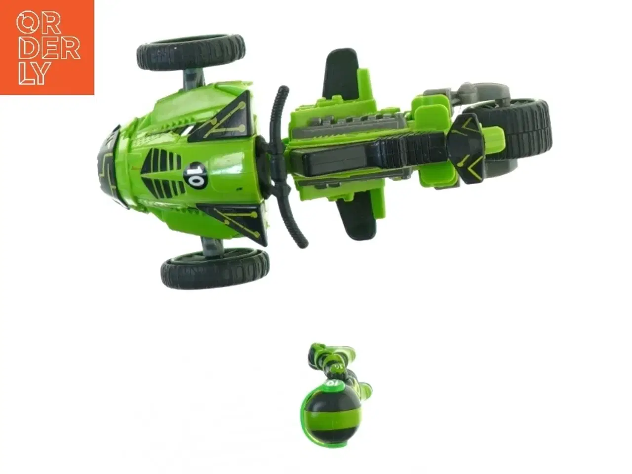 Billede 4 - Figur med køretøj (str. 20 x 10 cm)