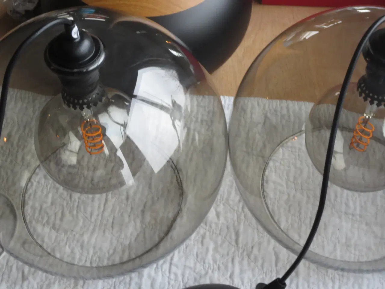 Billede 1 - Kuppel lamper 2stk +Div lamper