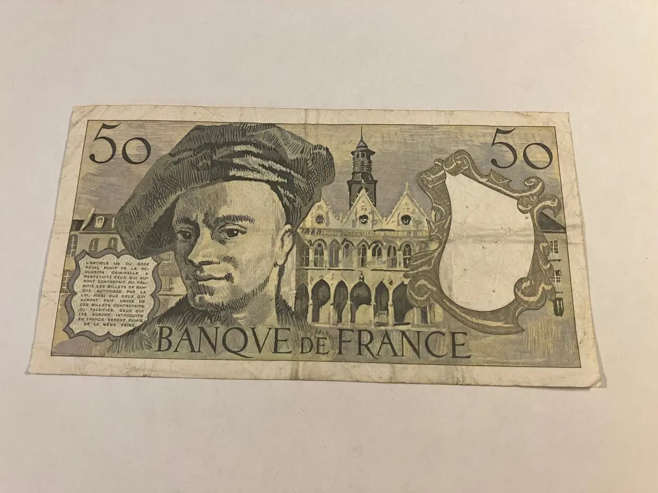 Billede 2 - 50 Francs France 1985