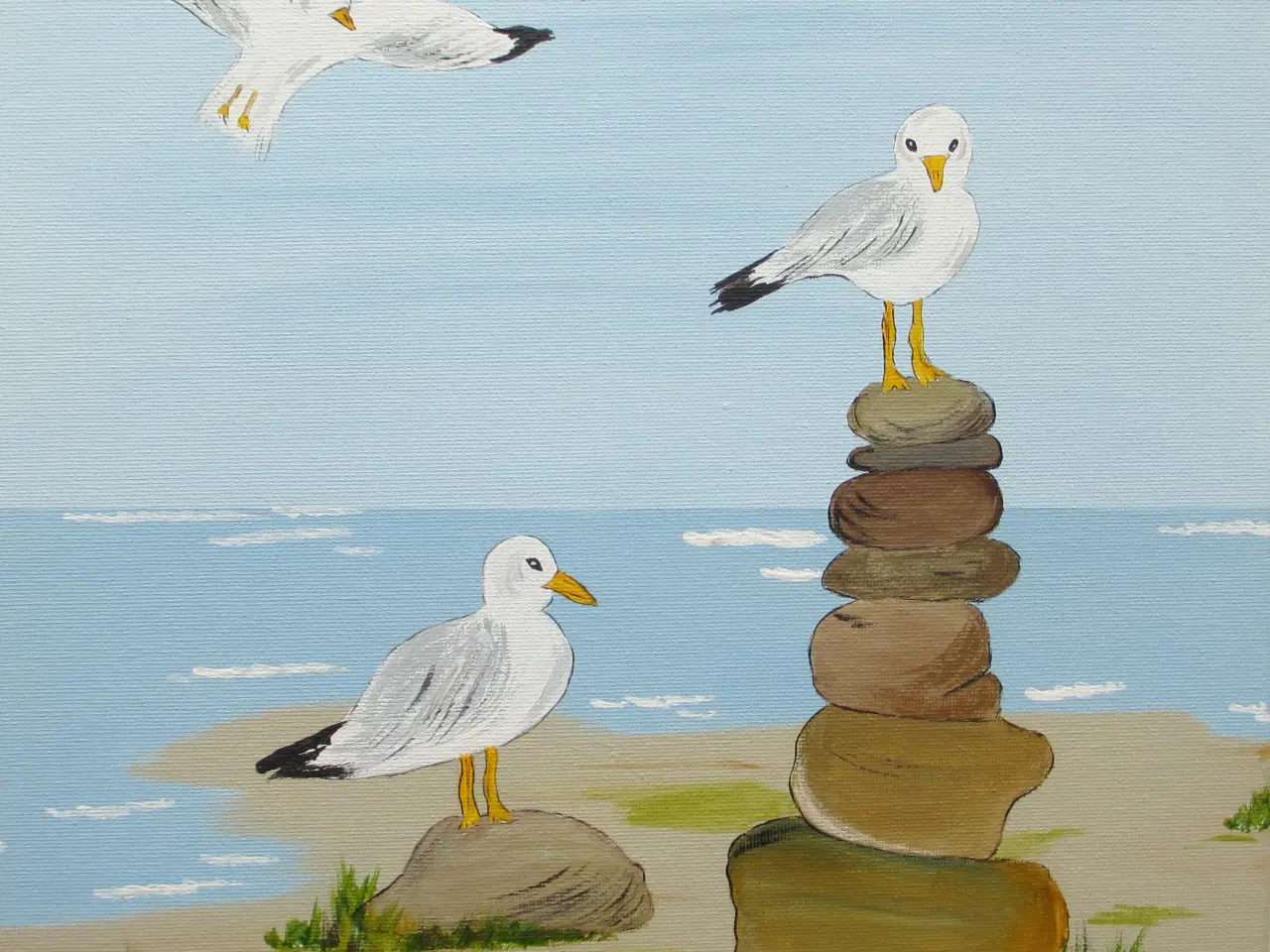 Billede 1 - ACRYL-MALERI nr. G. 15