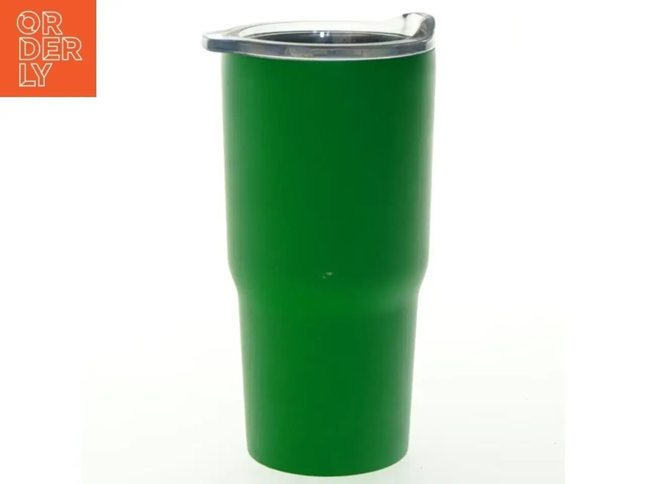 Billede 1 - Grøn termokrus med låg (str. H. 17 cm)