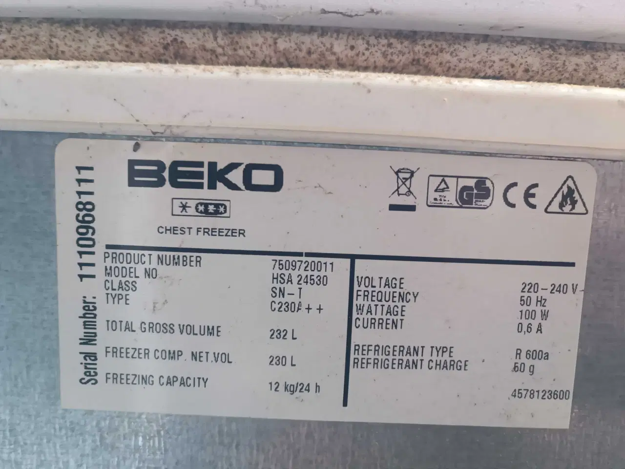 Billede 3 - Fryser fra BEKO
