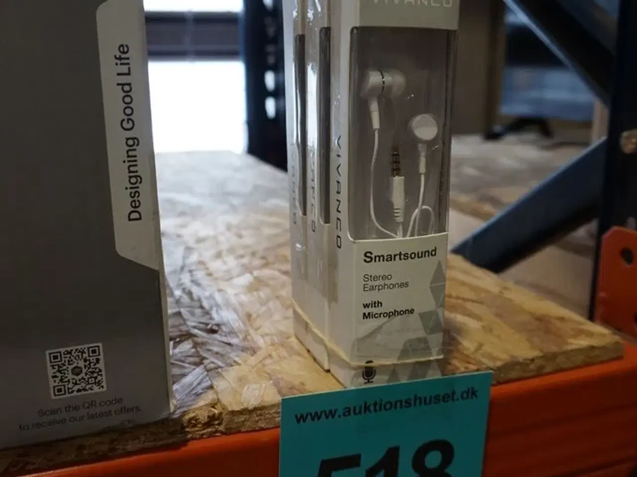 Billede 2 - 3 stk Vivanco Smartsound Headset Ledningsført Opkald/musik Hvid