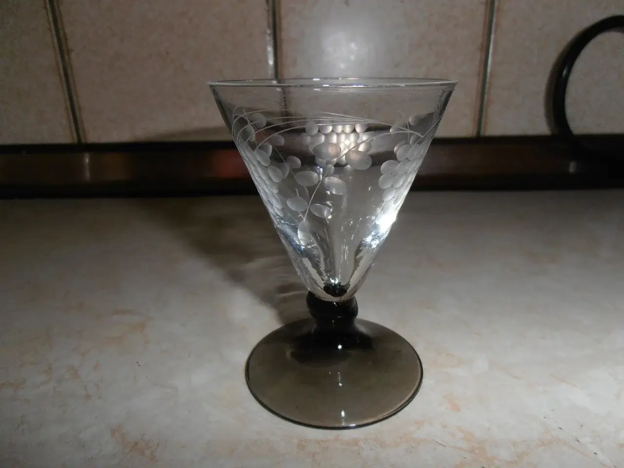 Billede 1 - glas med vinranker pr.stk