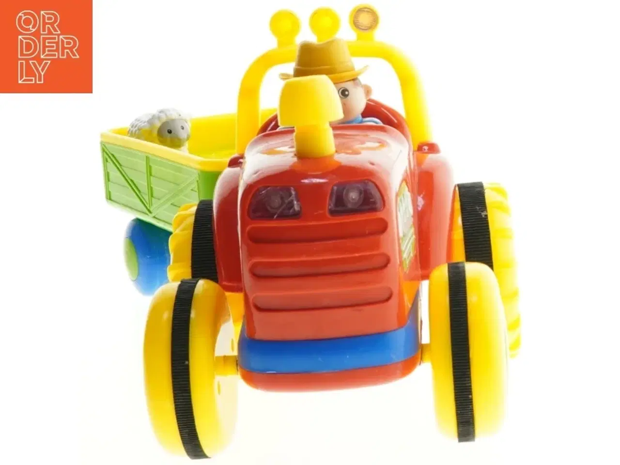 Billede 3 - Legetøjstraktor med anhænger (str. 40 cm)