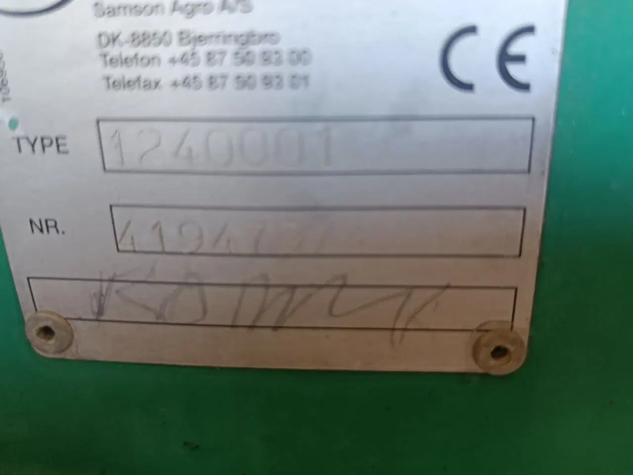 Billede 4 - Samson Type 1240001 Med nye lejer ved propellen
