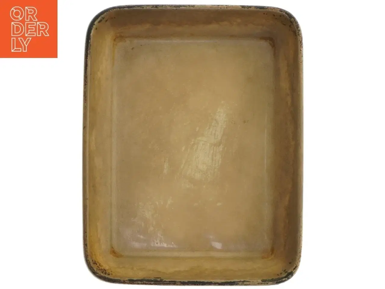 Billede 10 - Rustik ovnfast fad med serveringsbakke i flet (str. 26x20 cm)