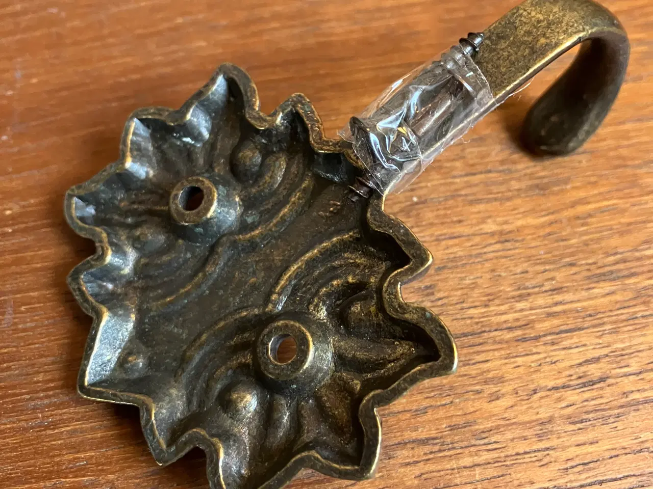 Billede 3 - Antikke messingknager