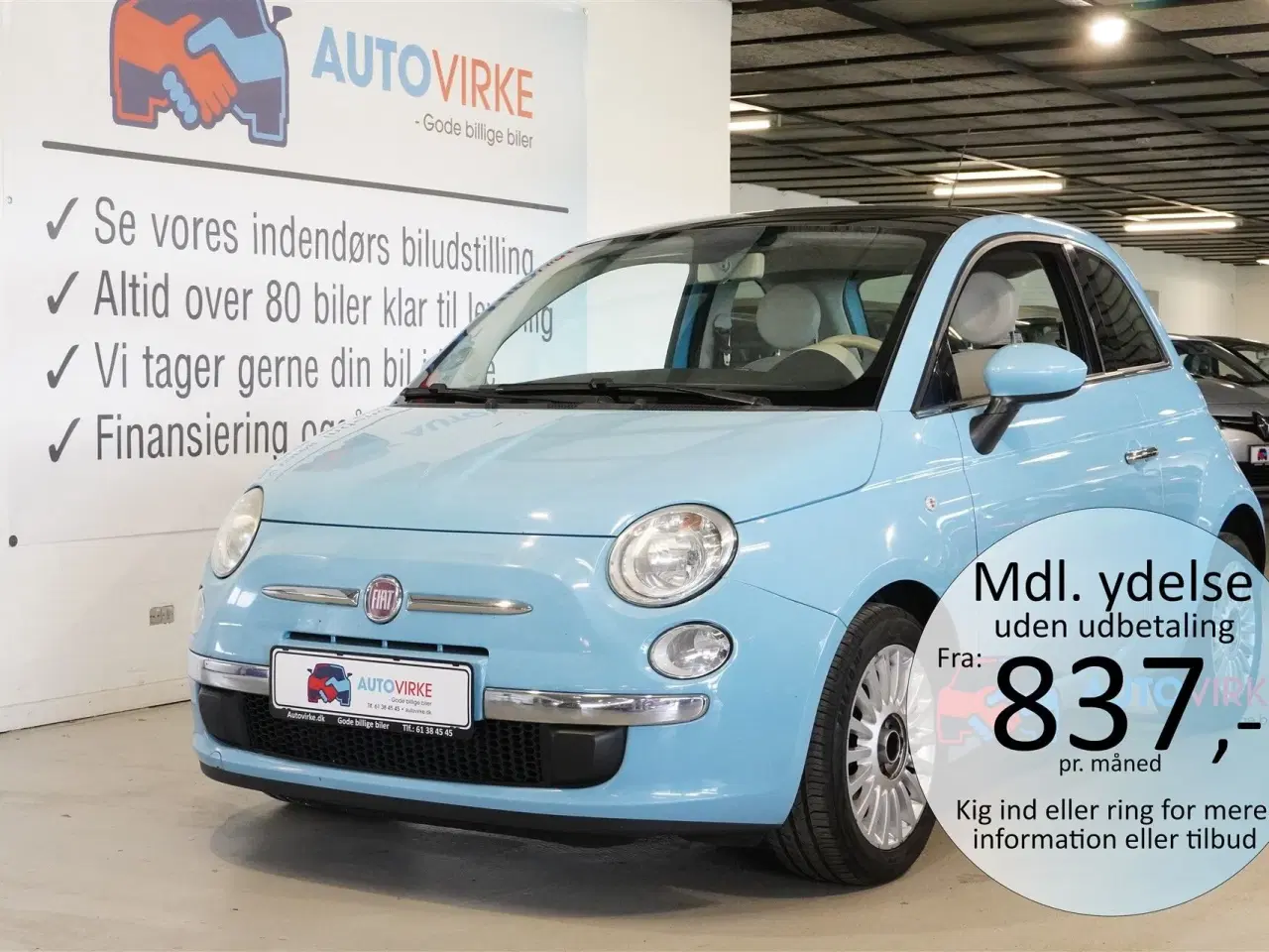 Billede 1 - Fiat 500 0,9 TwinAir Lounge Start & Stop 85HK 3d