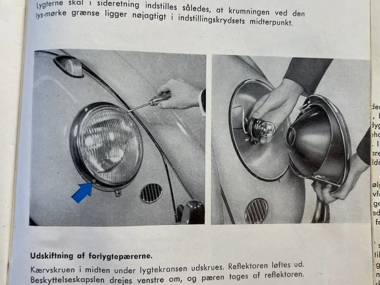 Billede 3 - VW Bobbel 1300 Instruktionsbog 1963