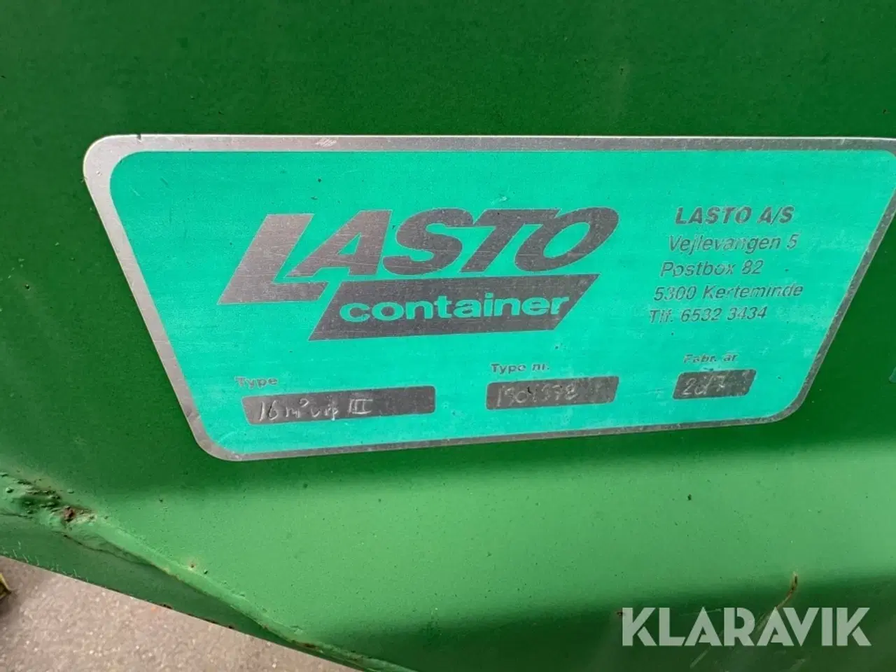 Billede 9 - Vipcontainer Lasto 16m3