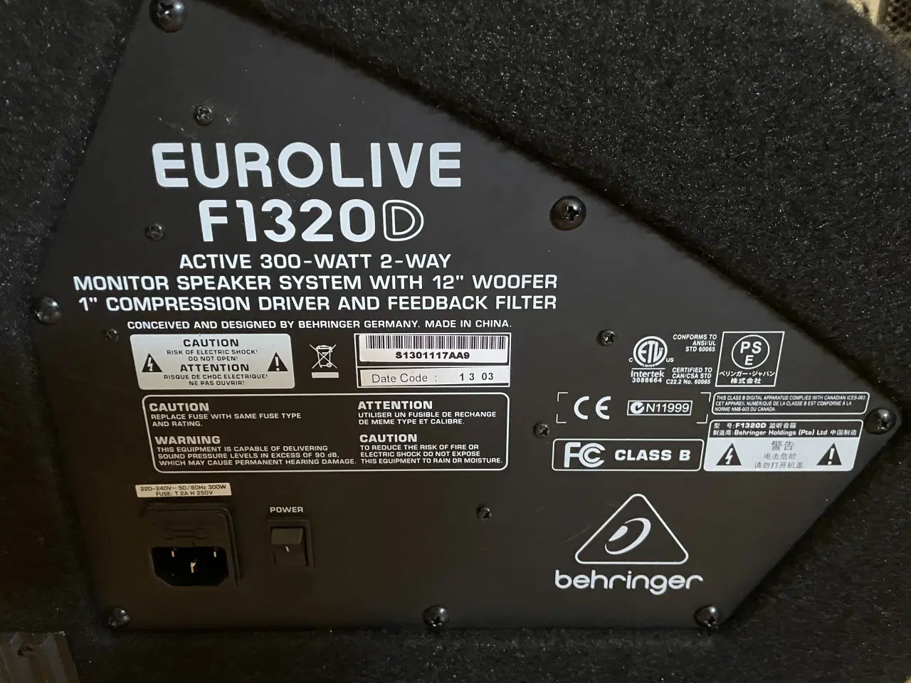 Billede 3 - Behringer F1320D Monitor