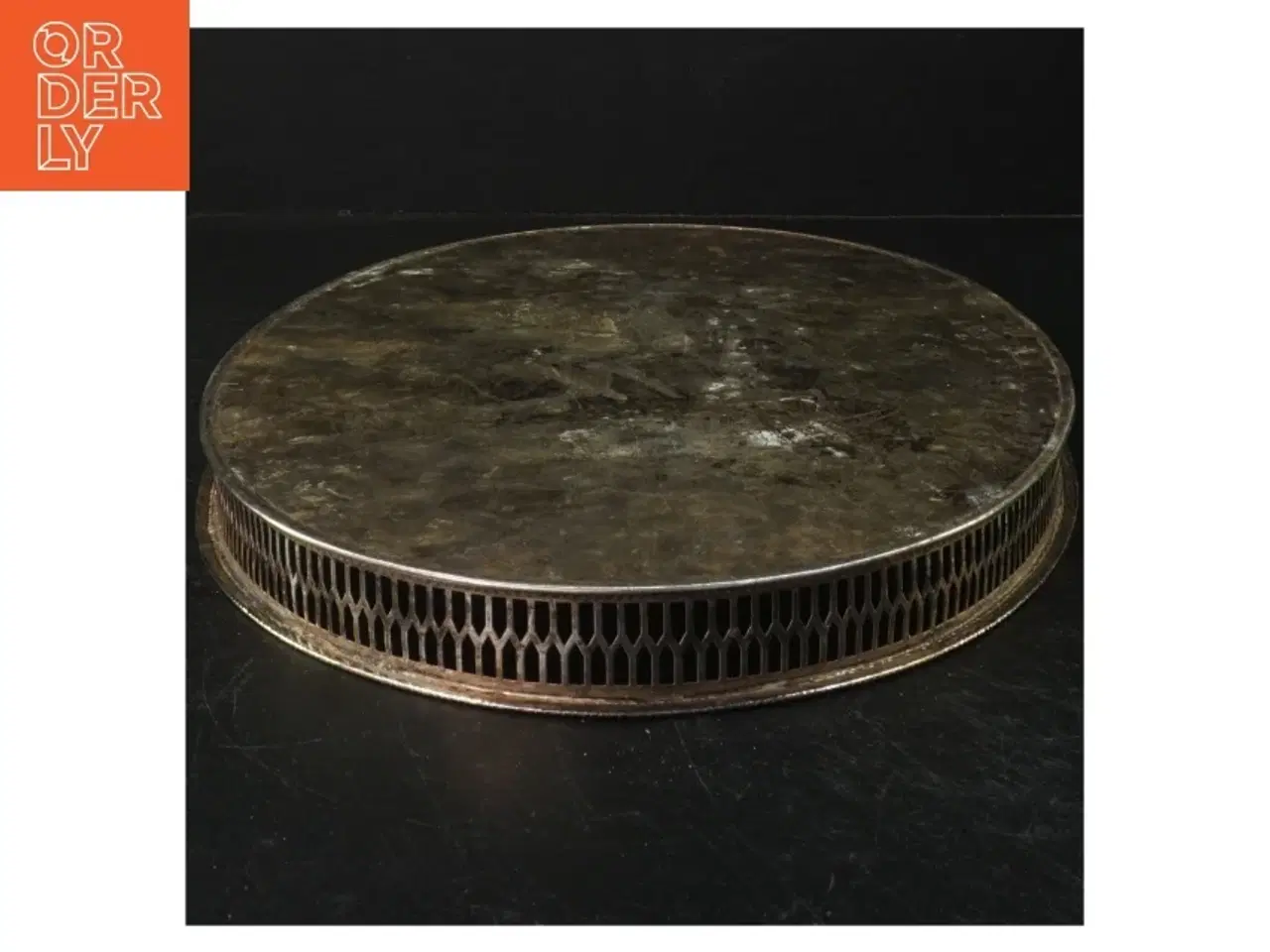 Billede 4 - Oval sølvplet bakke(str. 40x26 cm)