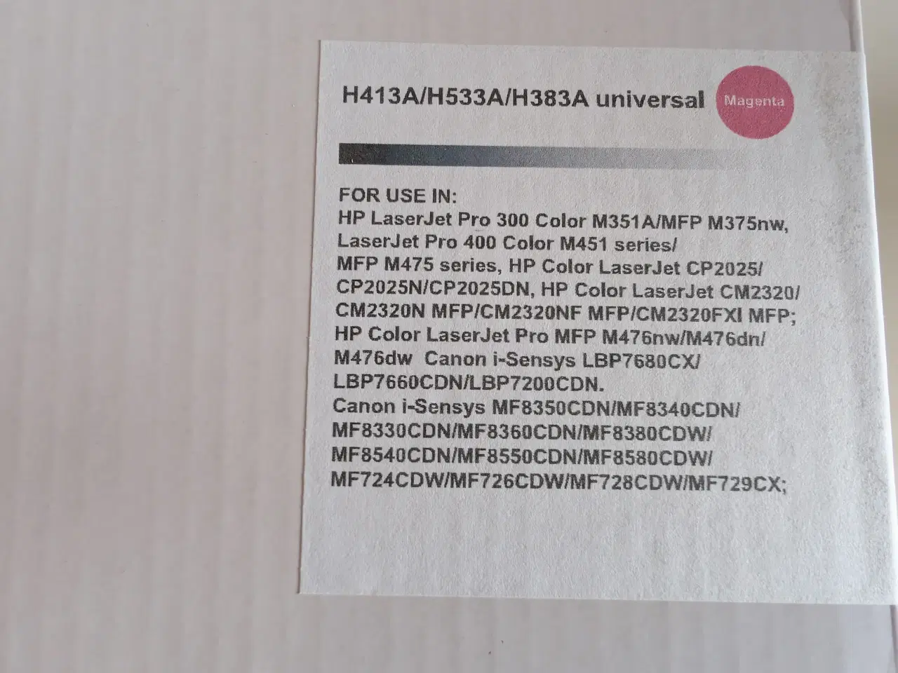 Billede 4 - Toner til HP printer