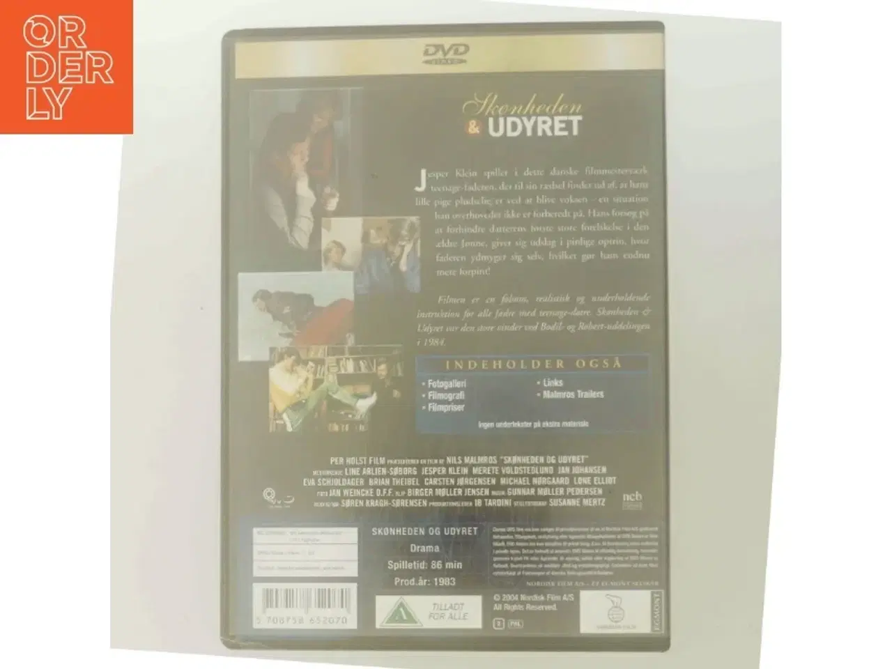 Billede 3 - Skønheden  and  Udyret (Nils Malmros) - DVD /movies /standard / DVD med Jesper Klein (DVD)