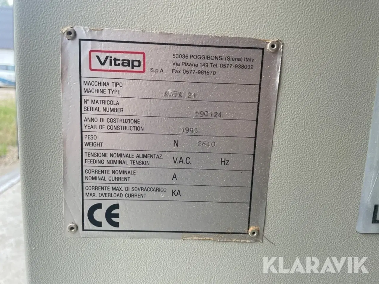 Billede 9 - Boremaskine Vitap Alfa 21