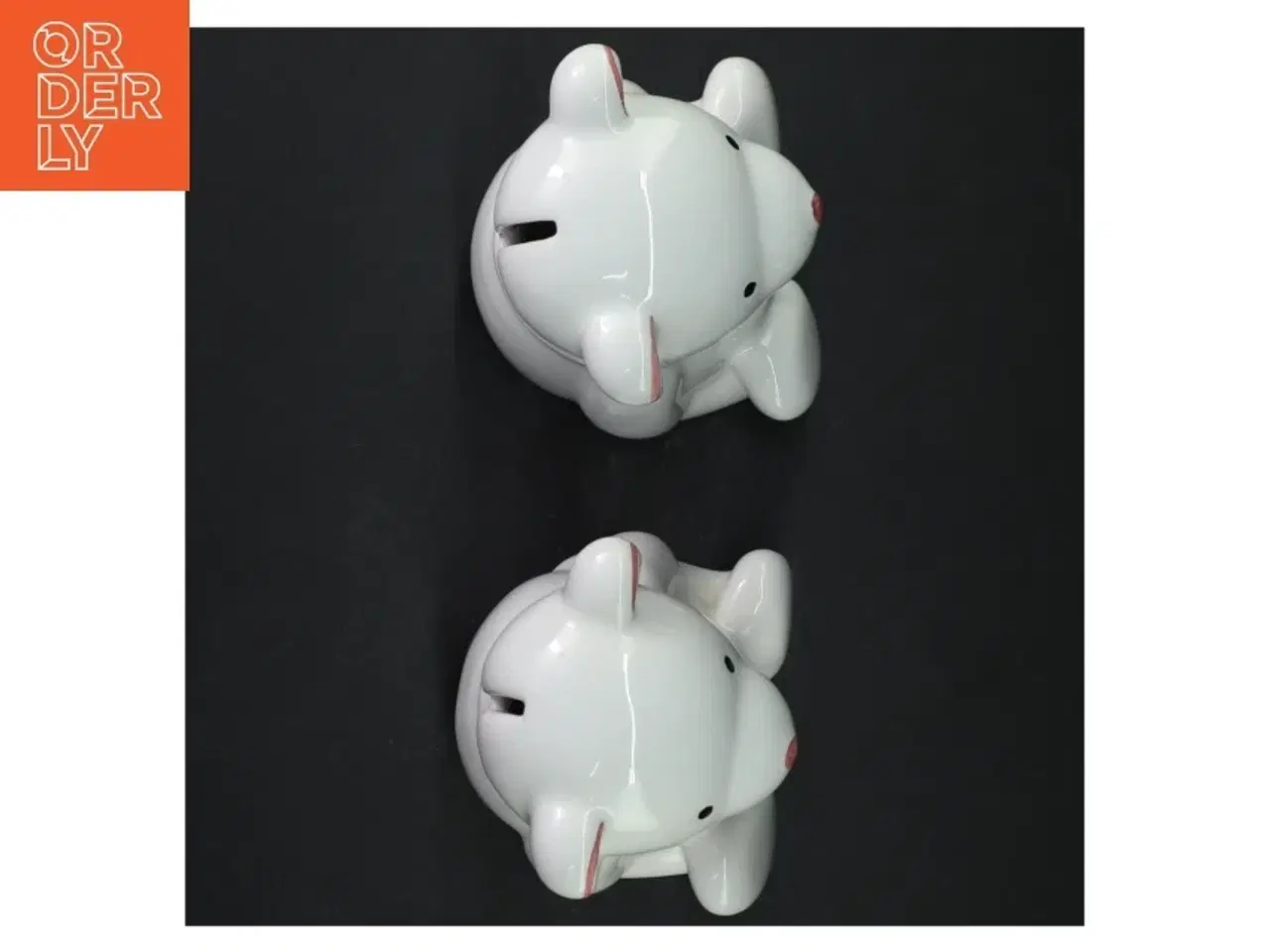 Billede 5 - Keramik sparegris sæt (str. H. 14,5 cm)