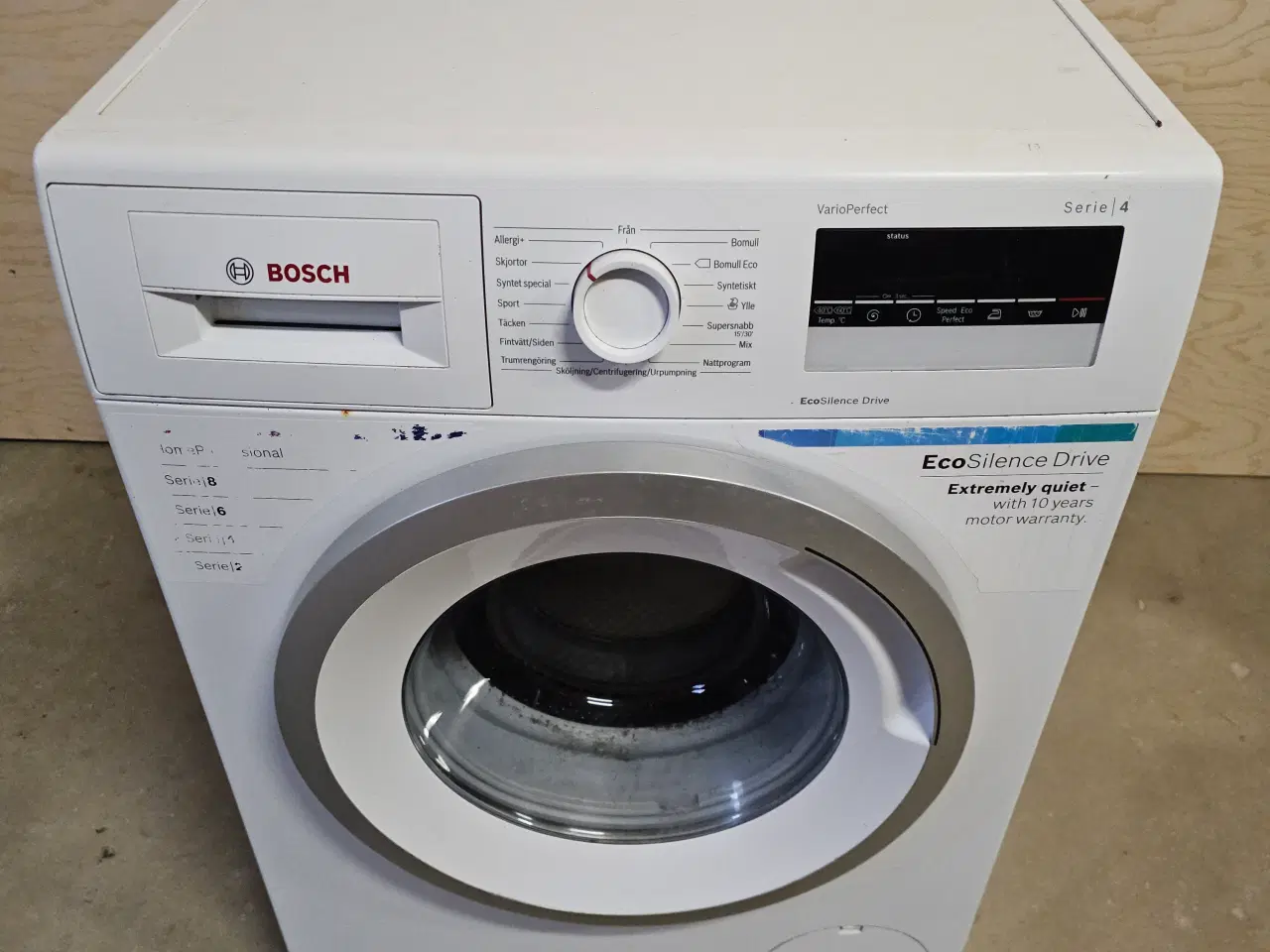 Billede 1 - Bosch EcoSilence 8kg Vaskemaskine – God Stand