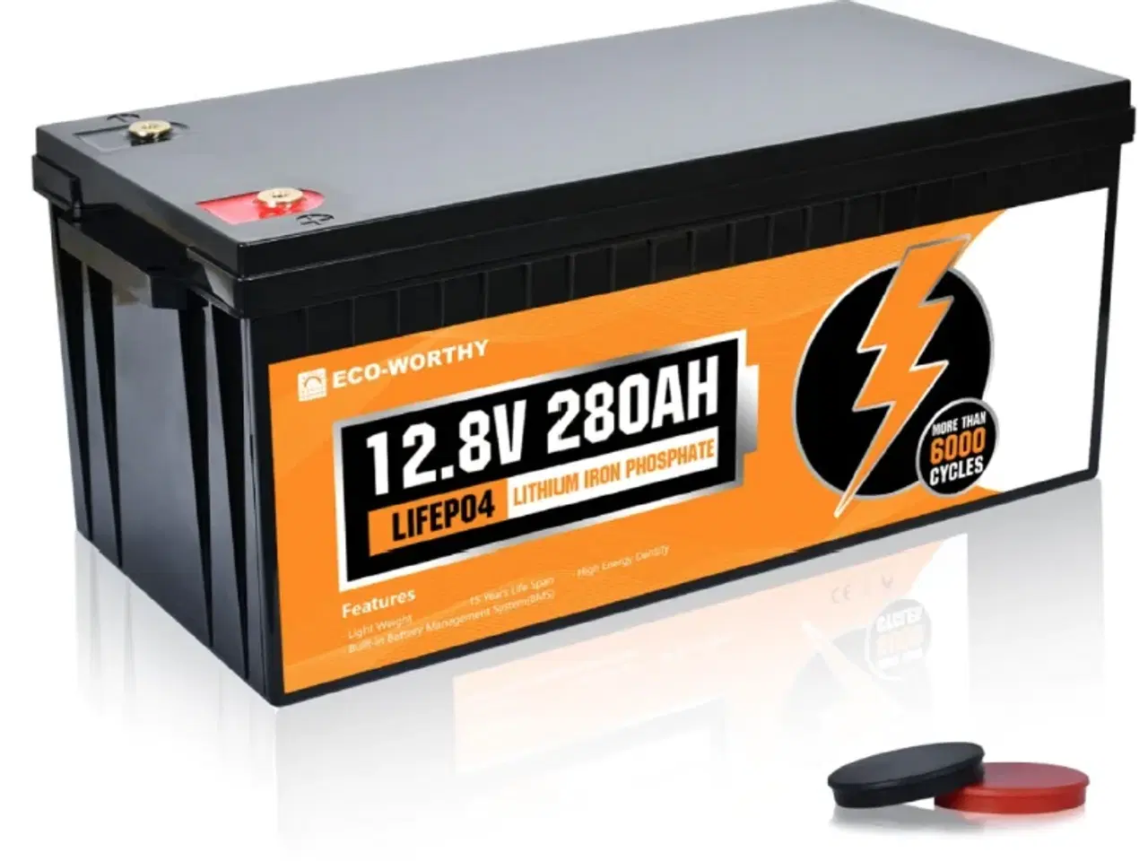 Billede 1 - EcoWorthy ithiumbatterier med høj kapacitet