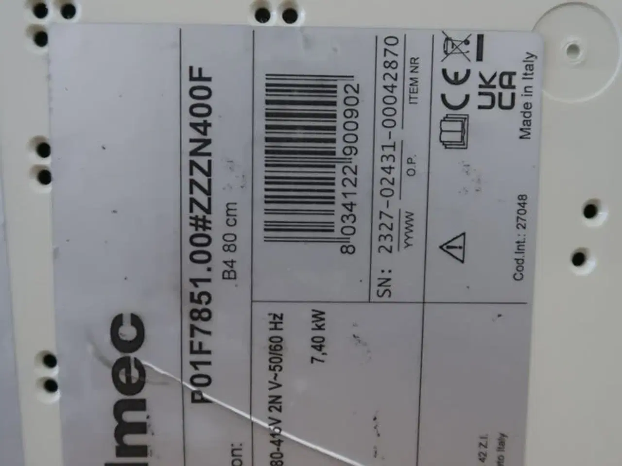 Billede 4 - Induktionskogeplade FALMEC
