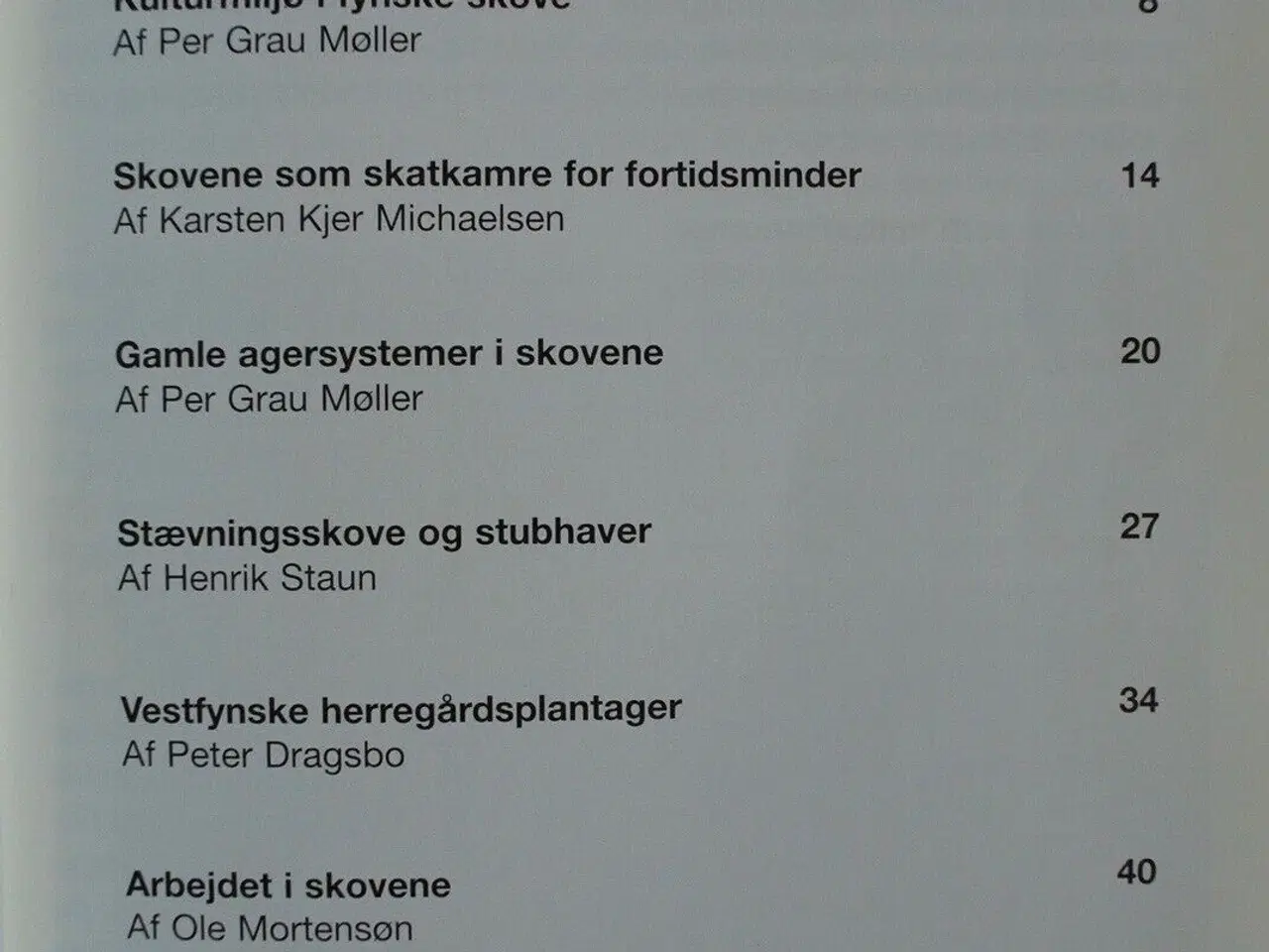 Billede 2 - de fynske skove og kulturmiljøet, emne: natur og t