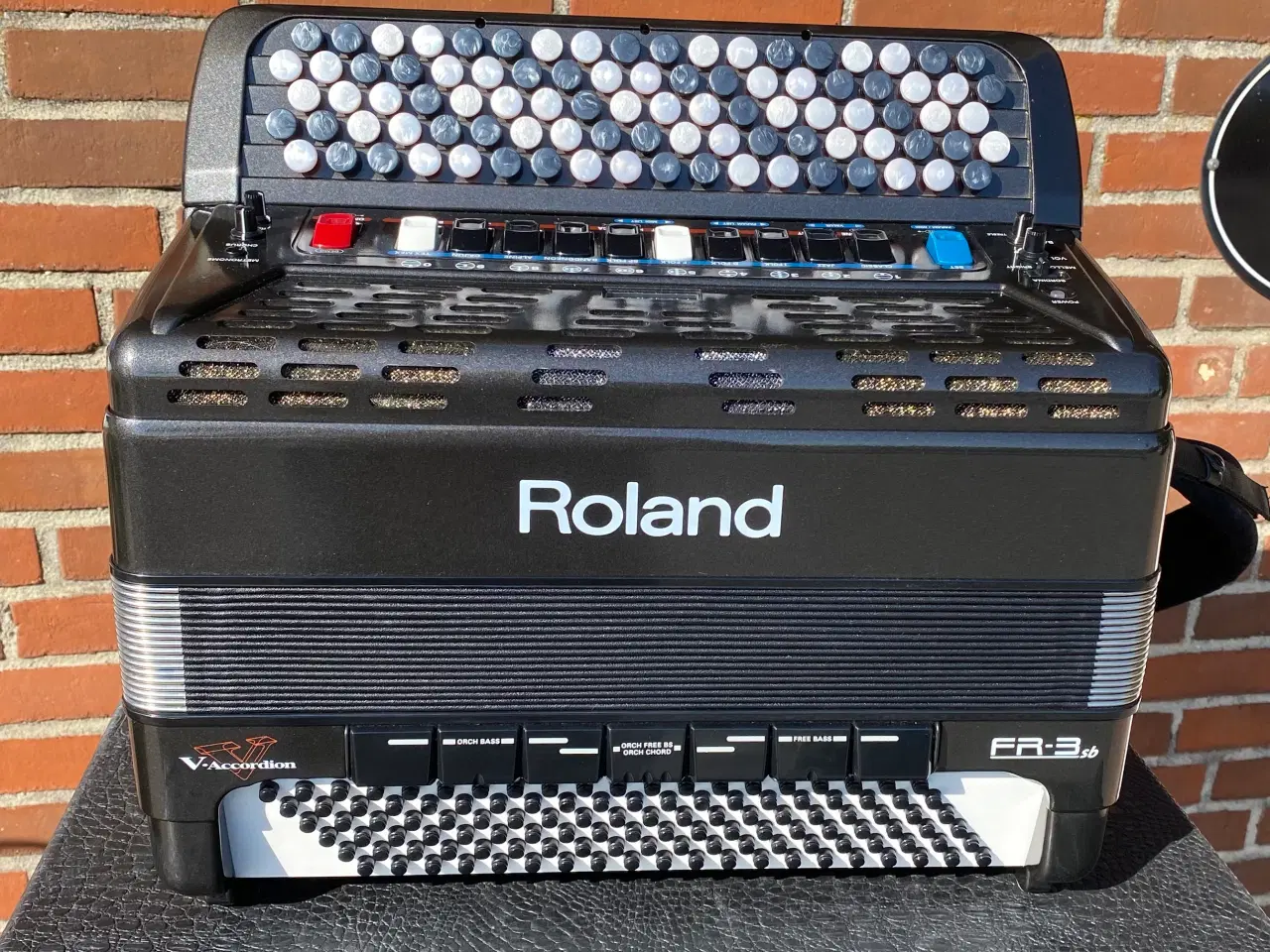 Billede 1 - Roland FR3-sb V-Accordion grå sort knapharmonika 