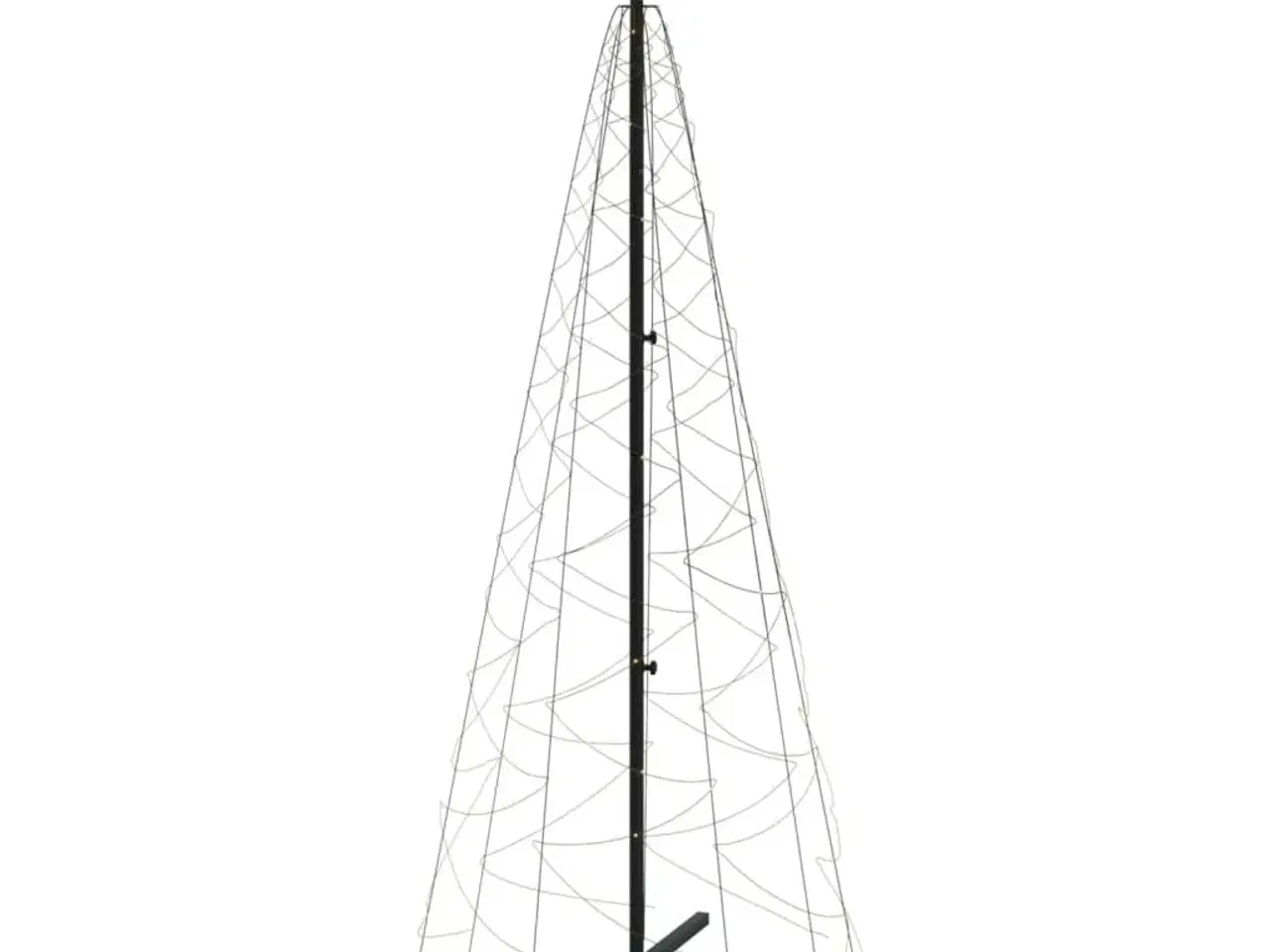 Billede 3 - Kegleformet juletræ 70x180 cm 200 LED'er varmt hvid