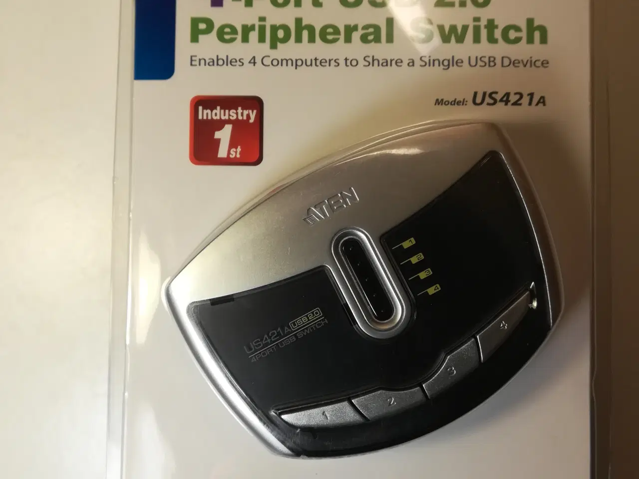 Billede 1 - ATEN 4-Port USB 2.0 Peripheral Switch - US421A    
