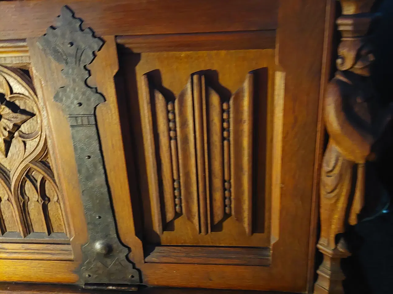 Billede 3 - antikke møbel skrin i barokstil