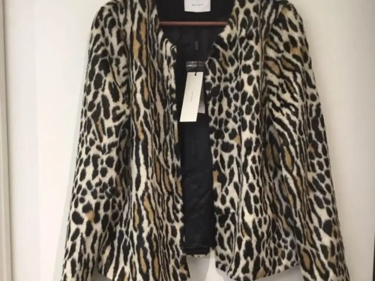 Billede 10 - Neo Noir leopard jakke str. M Faux Fur pelsjakke 