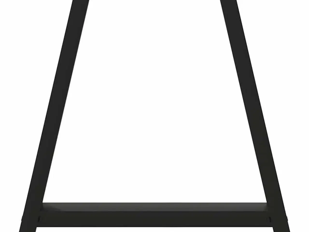 Billede 5 - Spisebordsben A-formet 2 stk. sort 80x(72-73) cm stål