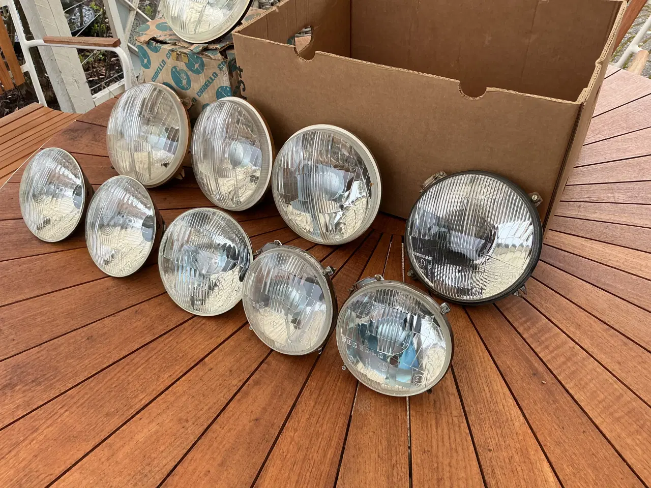 Billede 4 - Forlygter retro / gamle / ubrugte