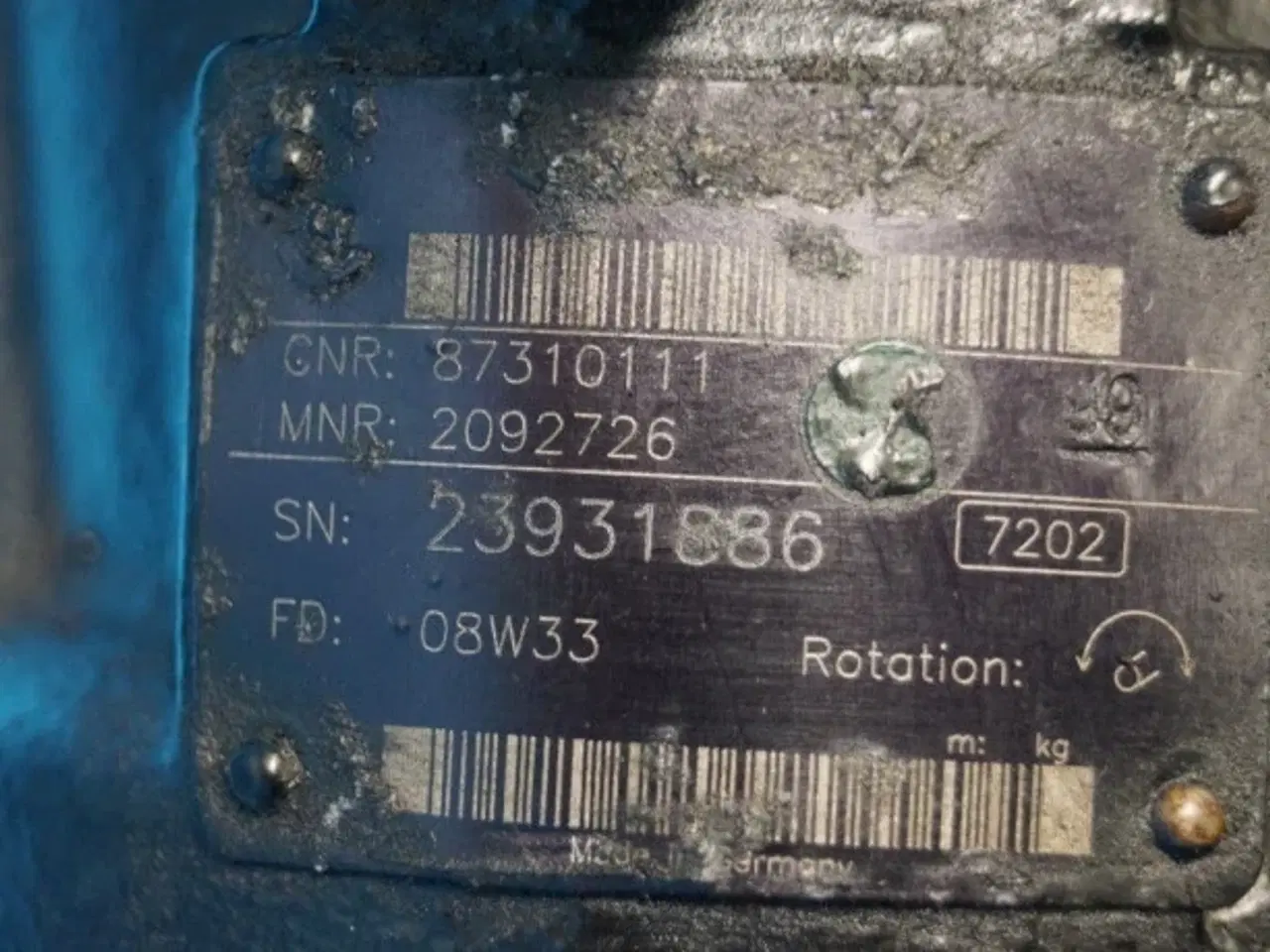 Billede 11 - Case 9120 Hydraulikpumpe 87310111