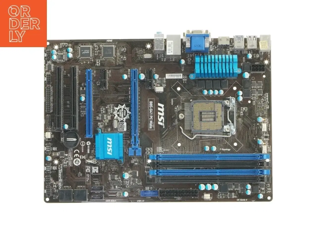 Billede 1 - MSI B85-G41 PC Mate bundkort fra MSI (str. 30,5x22 cm)