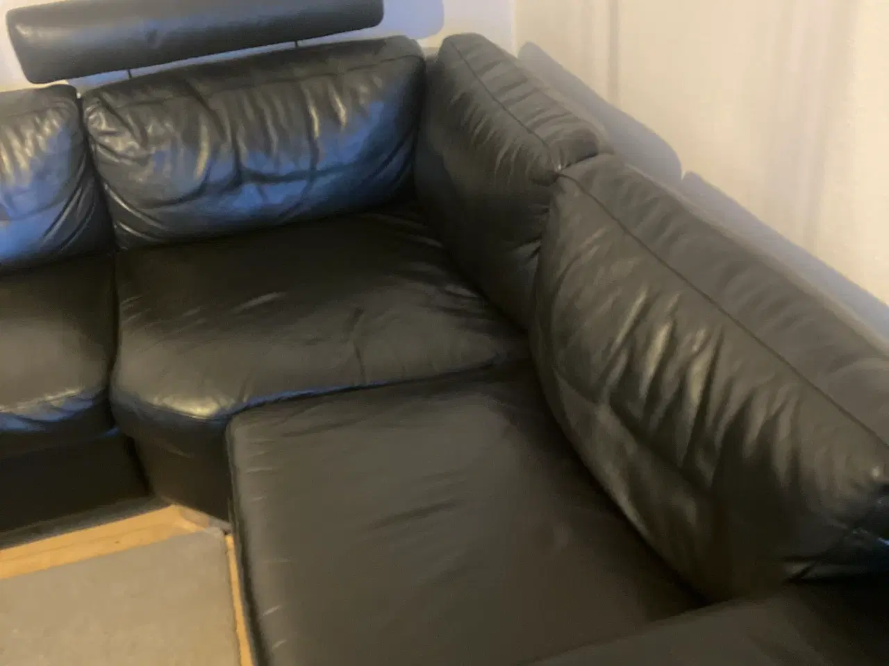 Billede 3 - Lækker hjørnesofa i ægte læder