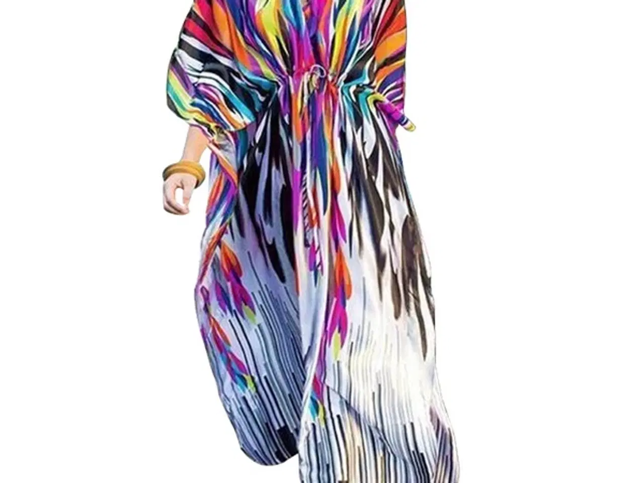 Billede 4 - kjole-sommer bohemian-kaftkan-style kjole.onesize