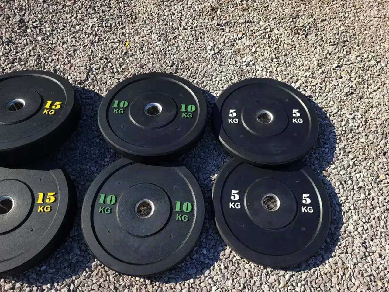 Billede 5 - Olimpic Stang Plus 100kg Bumper Plates