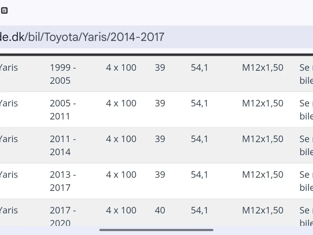 Billede 5 - Vinterhjul til Toyota Yaris 
